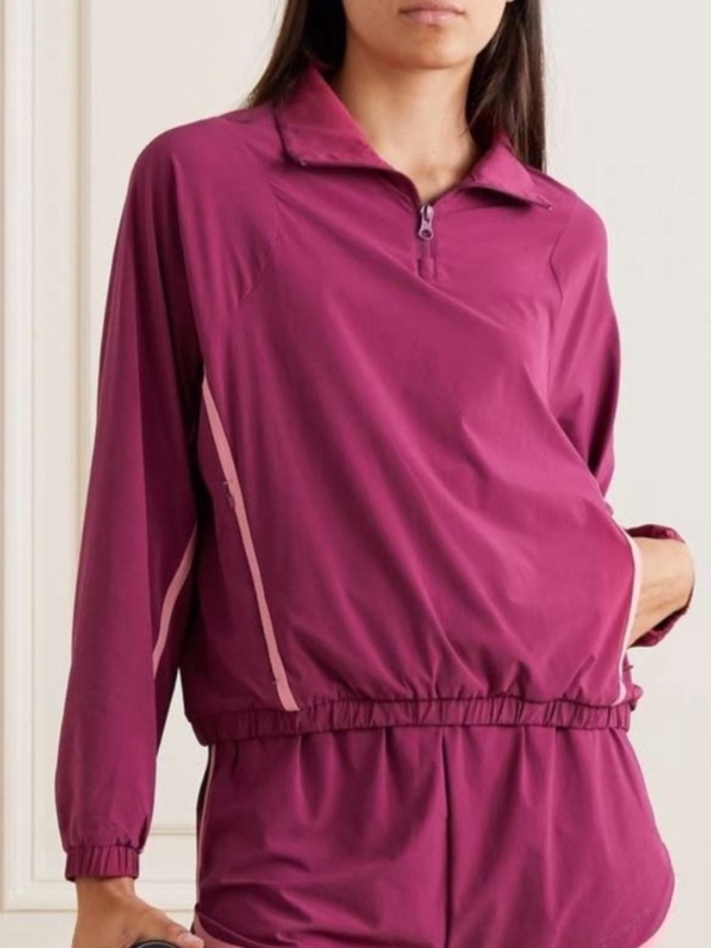 Outdoor Voices Lightspeed Quarter 1/4 Zip Pullover Jacket